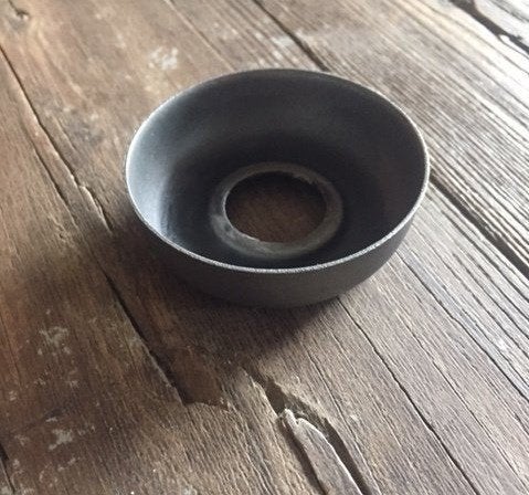 Cup voor hangkandelaar S glashaak Puur Wonen stoer sober, Verzenden, Nieuw, Metaal, Grijs