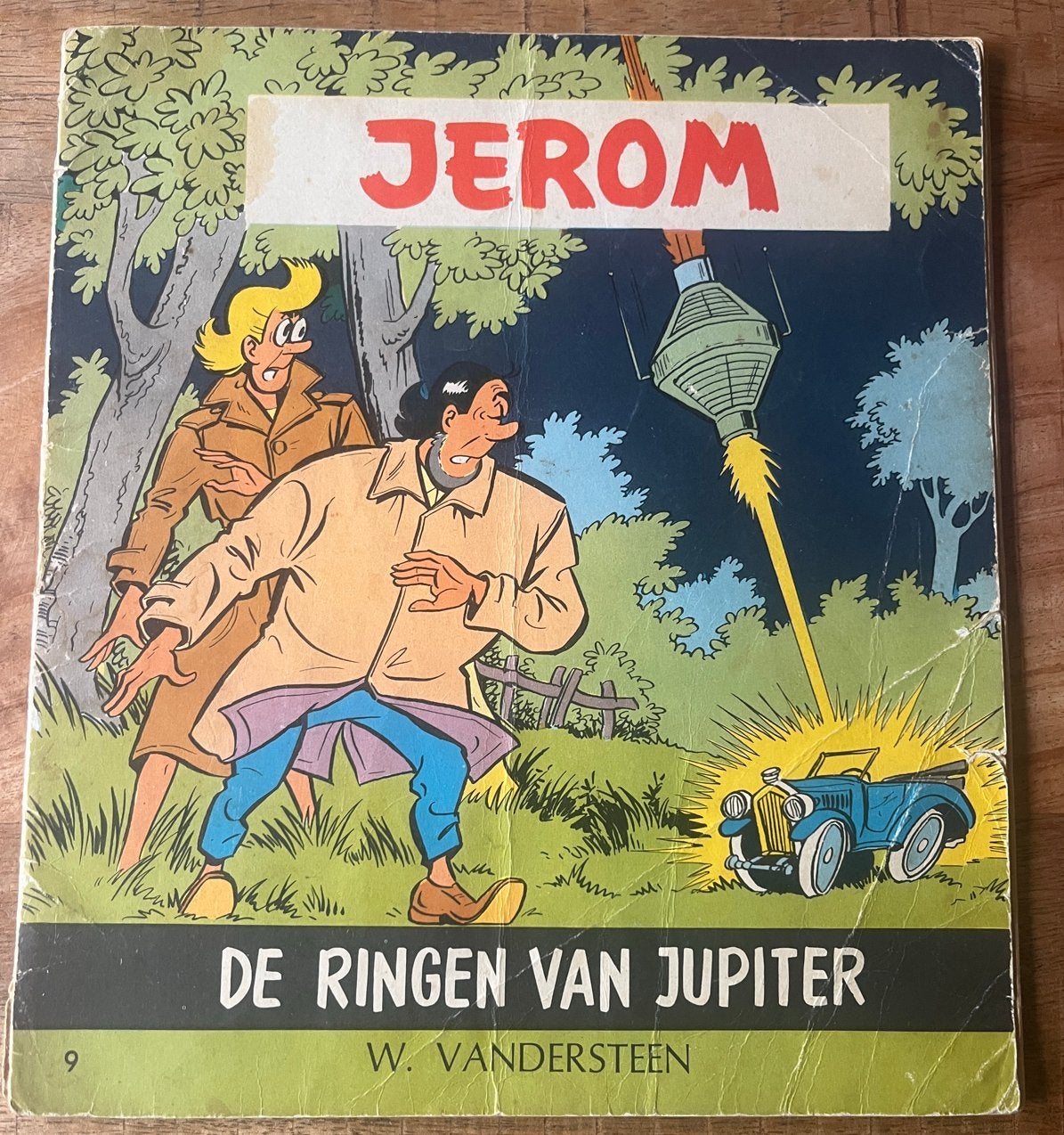 Jerom - De Ringen van Jupiter (W. Vandersteen), Eén stripboek, Ophalen of Verzenden, Gelezen