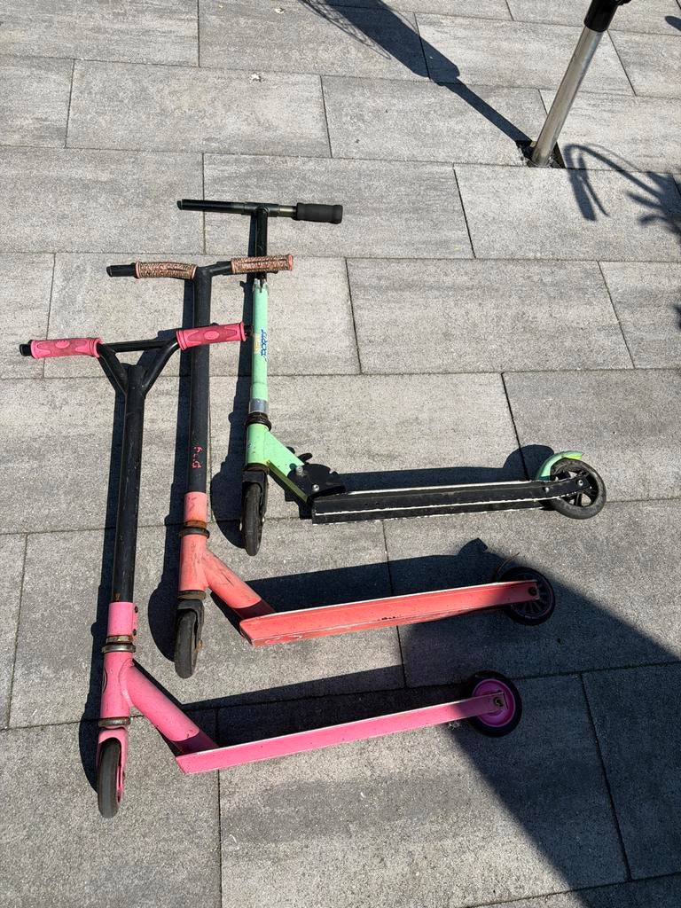 3x step gratis op te halen, Fietsen en Brommers, Steps, Ophalen, Gebruikt, Gewone step