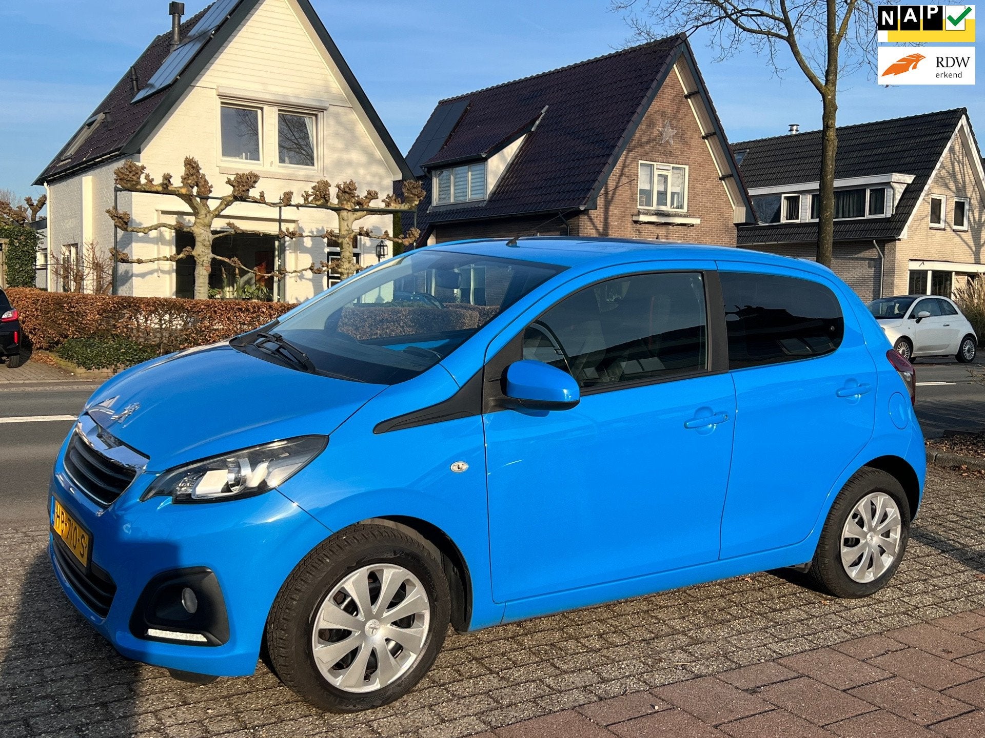 Peugeot 108 1.0 e-VTi Active 63.000 km NL-AUTO-NAP., Auto's, Peugeot, Voorwielaandrijving, Stof, Gebruikt, Origineel Nederlands