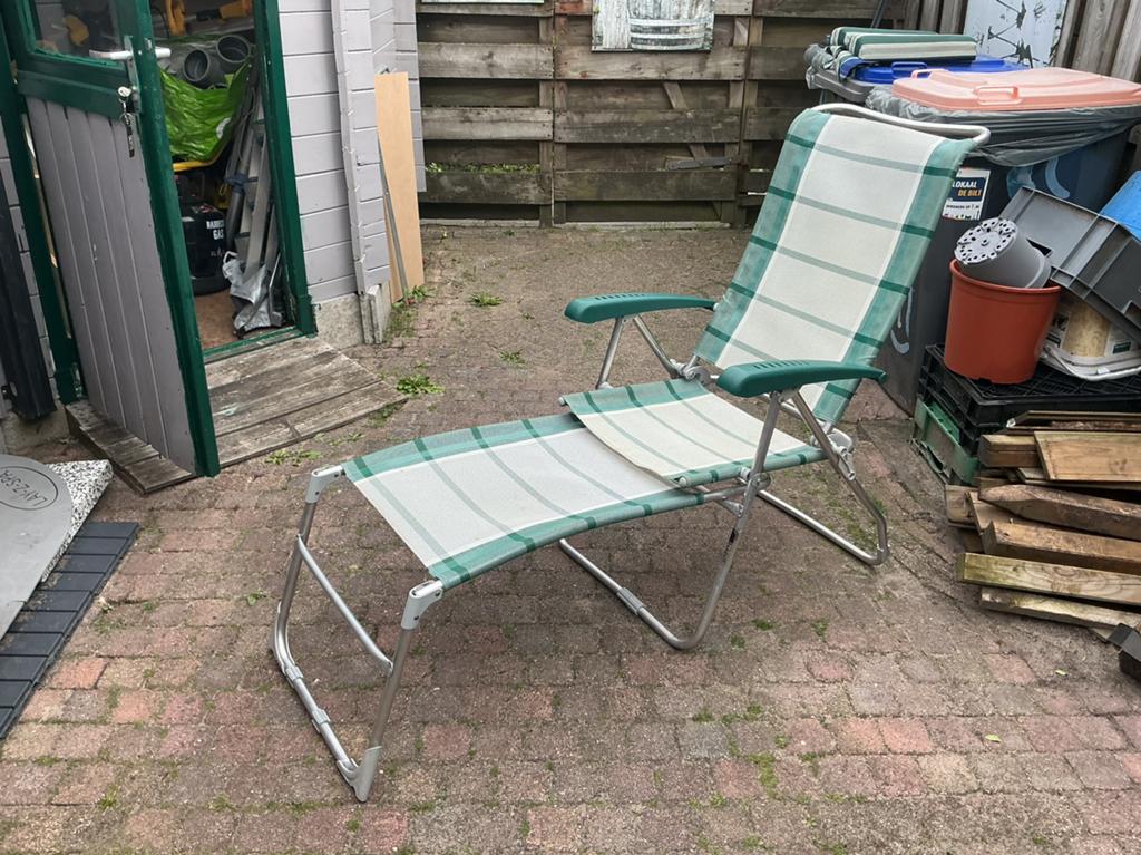 Campingstoel dukdalf, Ophalen, Gebruikt, Aluminium