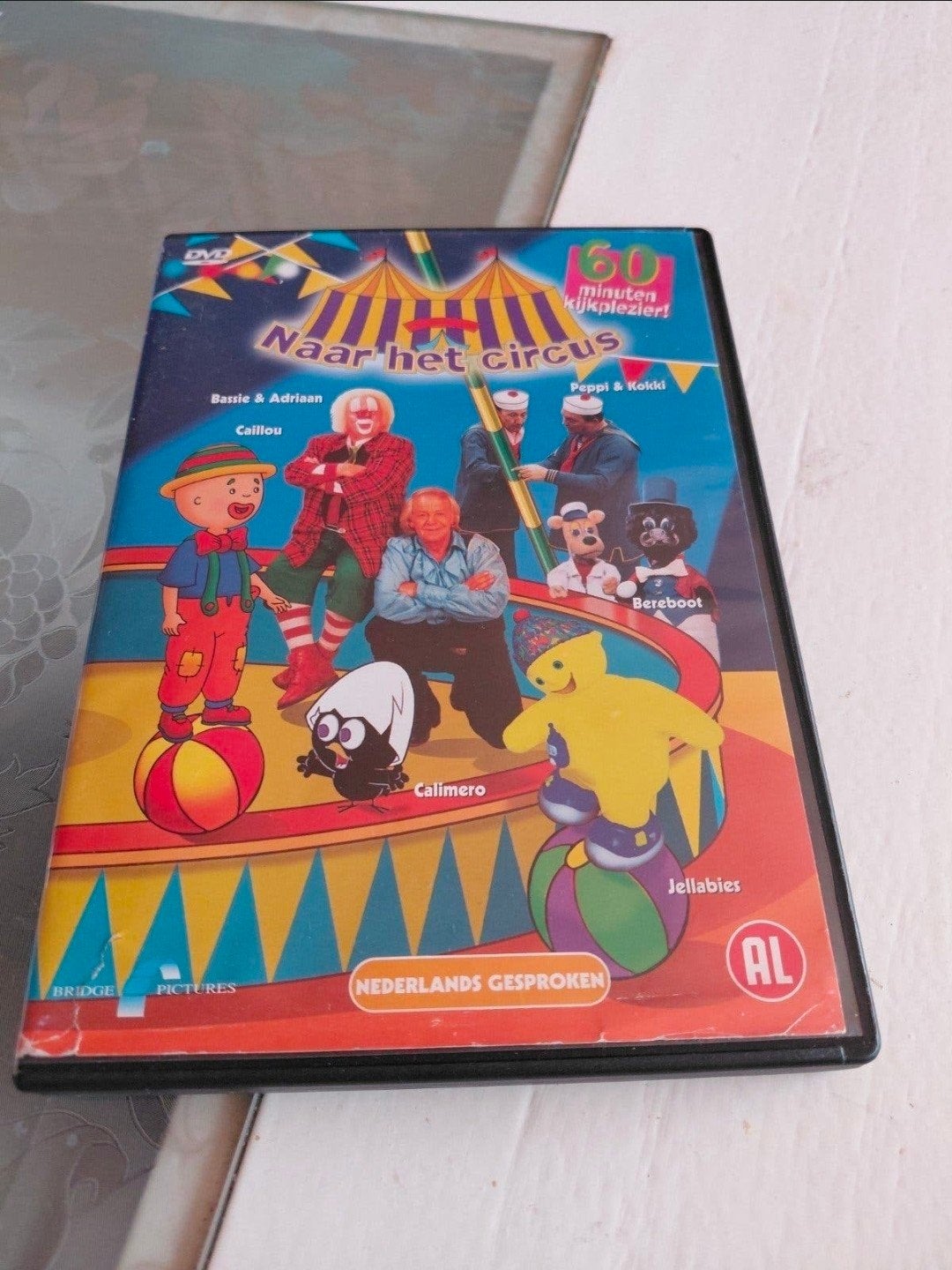 Naar het Circus dvd met onder andere Bassie en adriaan., Cd's en Dvd's, Gebruikt, Alle leeftijden, Tv-serie, Ophalen of Verzenden