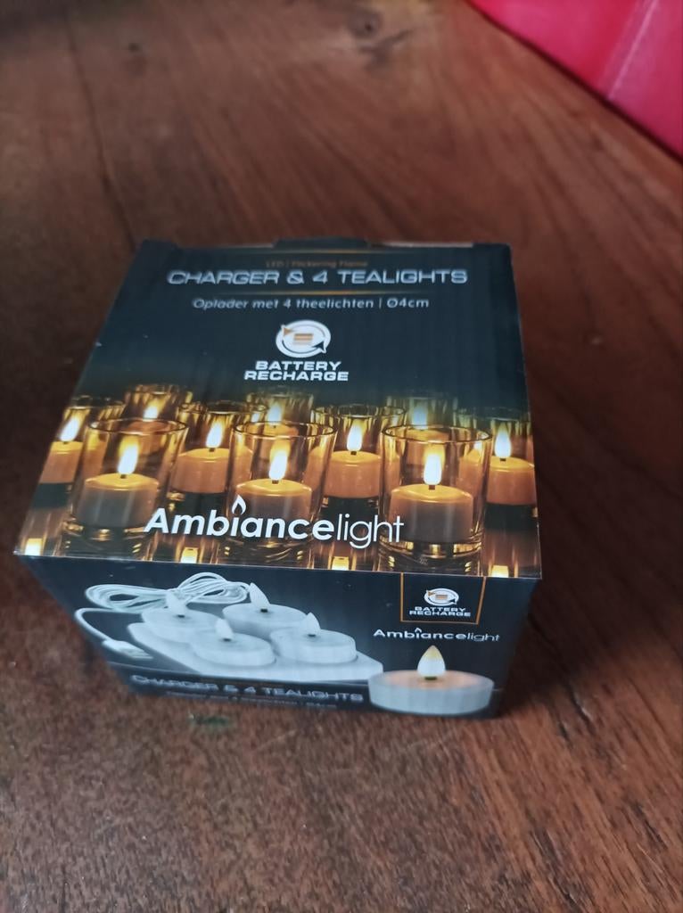 Oplaadbare waxine lichtjes, Ophalen of Verzenden, Nieuw, Overige materialen, Minder dan 25 cm