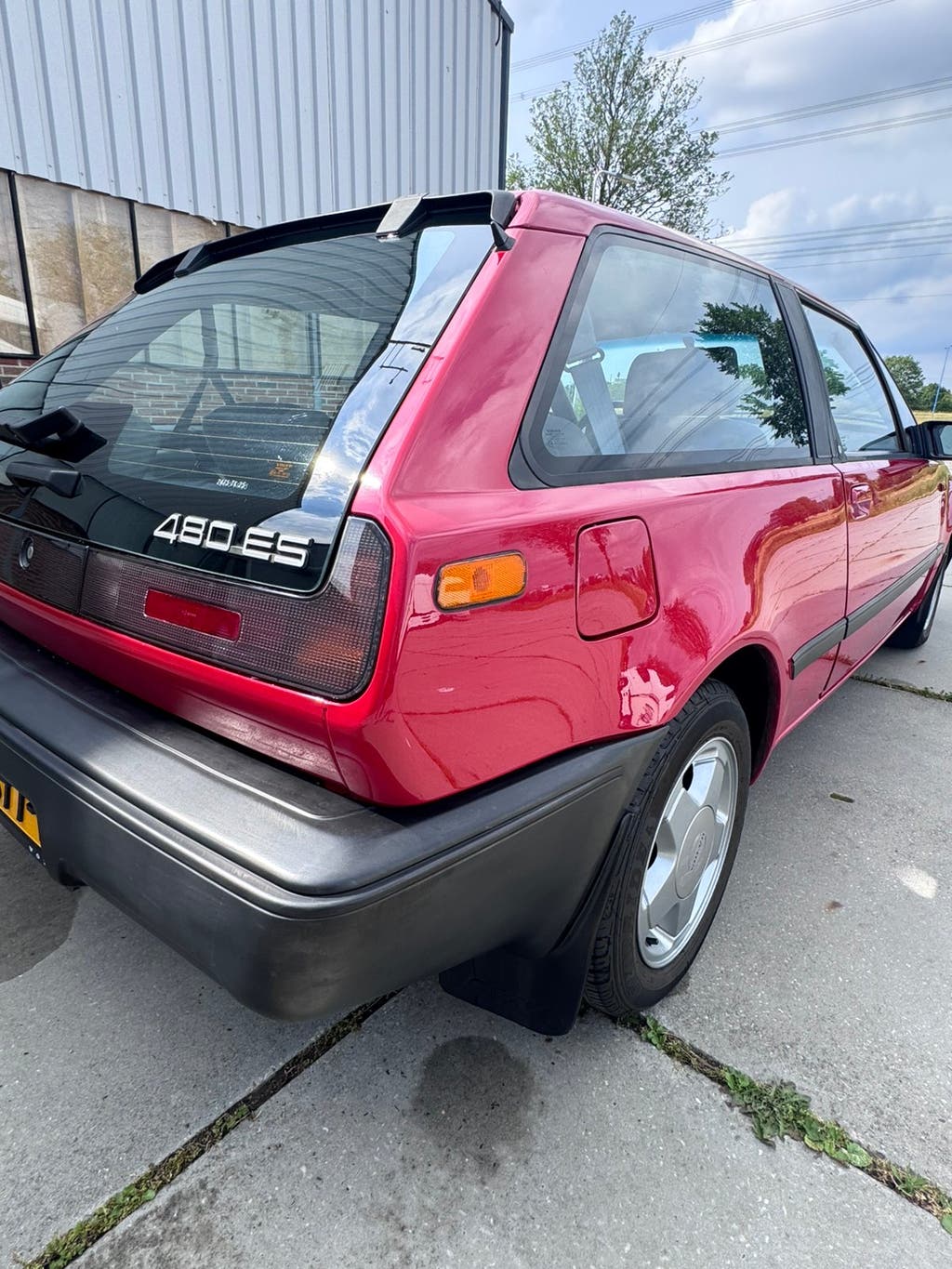 Volvo 480 ES 1987 Rood, foto 4
