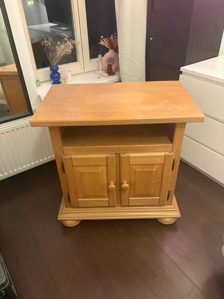 Houten tv kast, Ophalen, 50 tot 100 cm, Zo goed als nieuw, Minder dan 100 cm