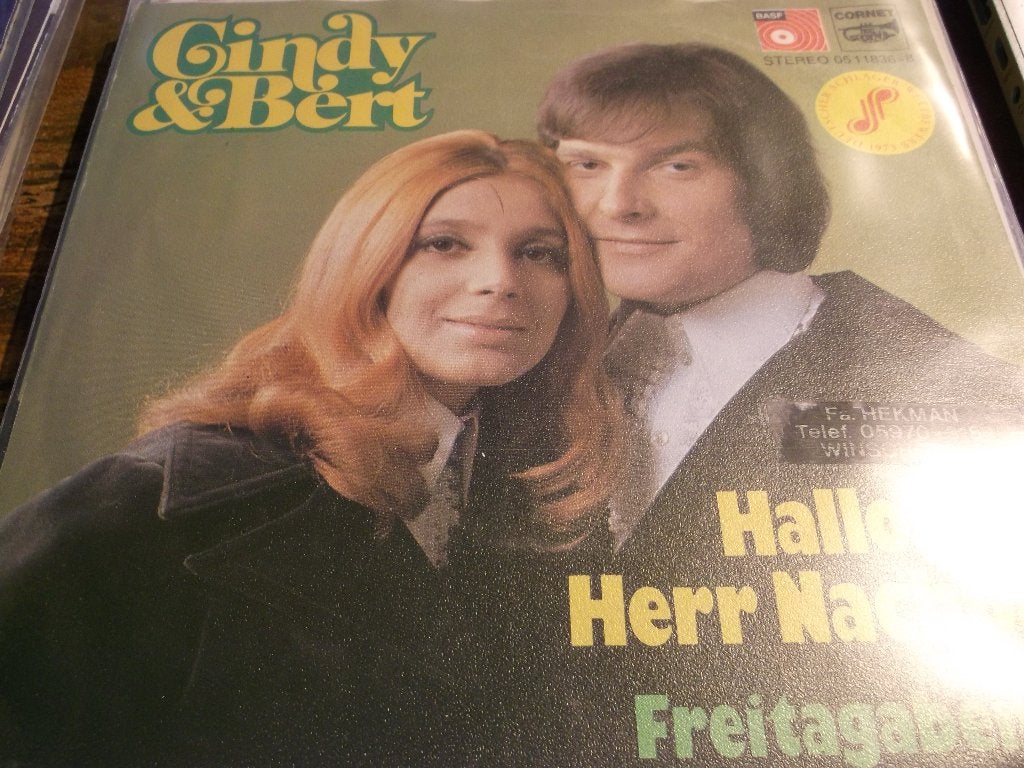 cindy und bert Hallo herr nachbar 176d, Ophalen of Verzenden, Gebruikt, Pop