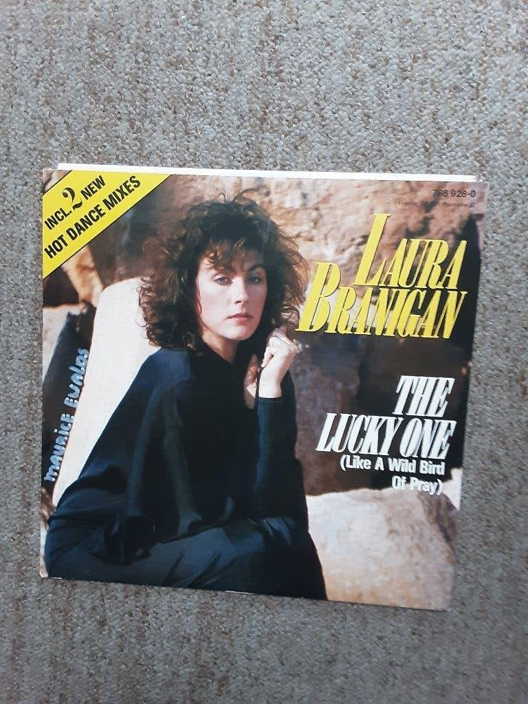 maxi single Laura Branigan the lucky one, LP, Gebruikt, Pop, Originele persing