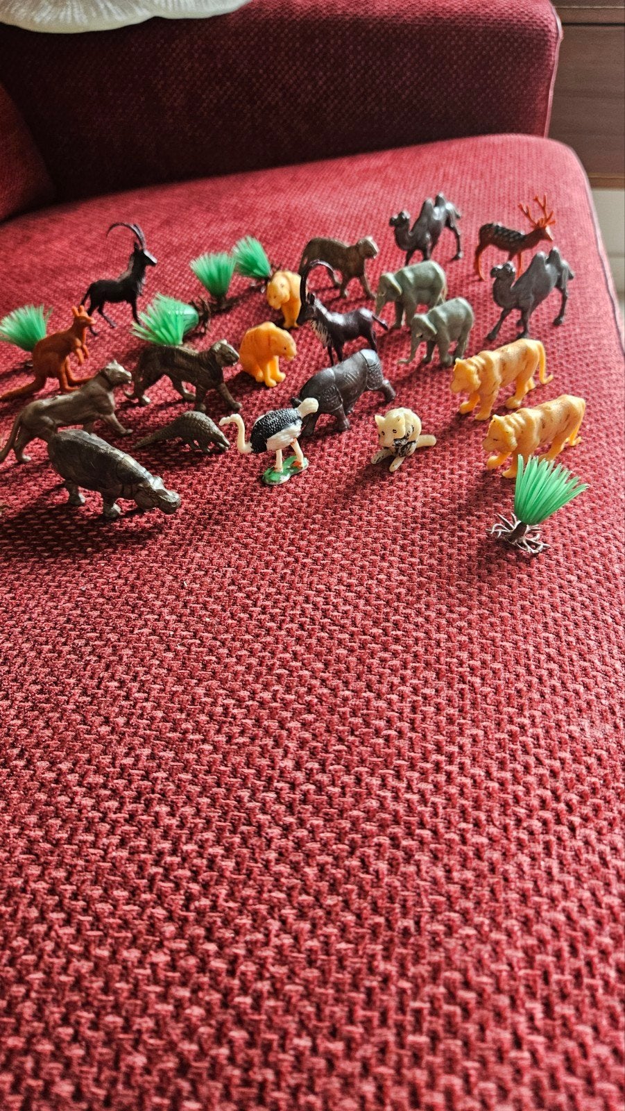 Vintage Safari Dieren Speelgoed uit de Jaren '60, Ophalen, Gebruikt