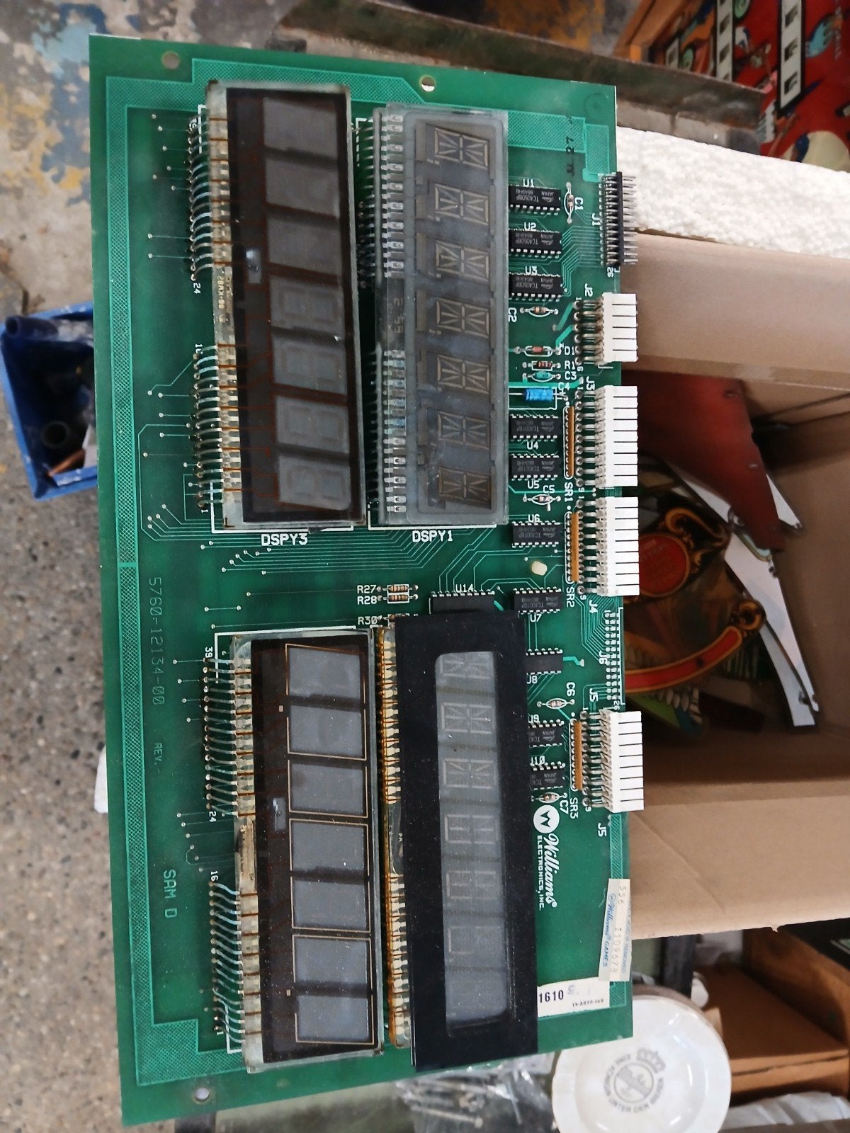 Flipperkast display Williams fire te koop, Gebruikt, Elektronisch, Ophalen of Verzenden, Williams