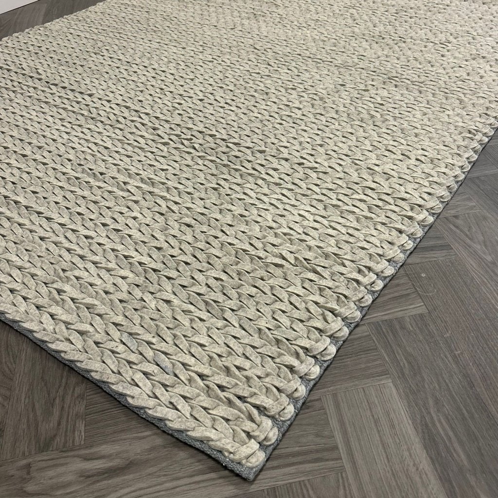 Brinker Kabel Grey Vloerkleed - 170x230cm, Brinker, Brinker, 200 cm of meer, Ophalen of Verzenden