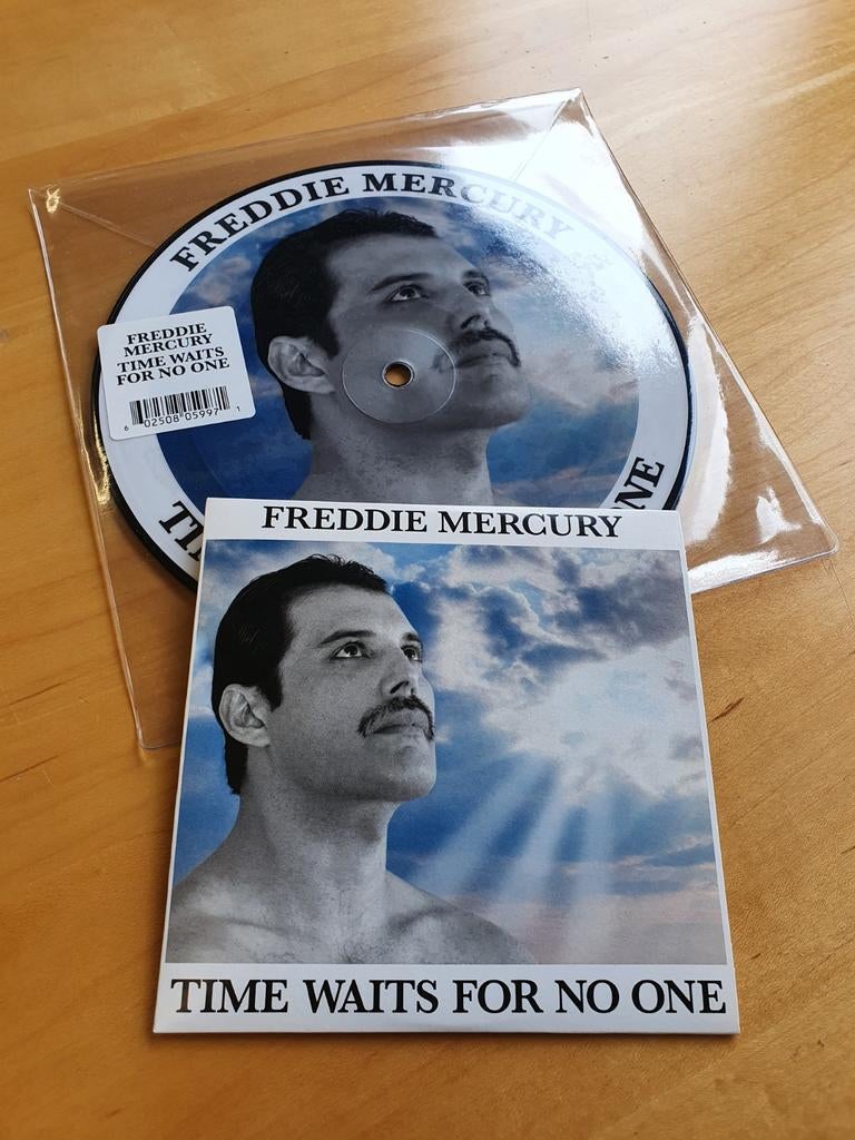 Freddie Mercury-Time Waits 7" Picture Disc+Cds Set 2019 New, Cd's en Dvd's, Vinyl | Pop, Nieuw in verpakking, Originele persing