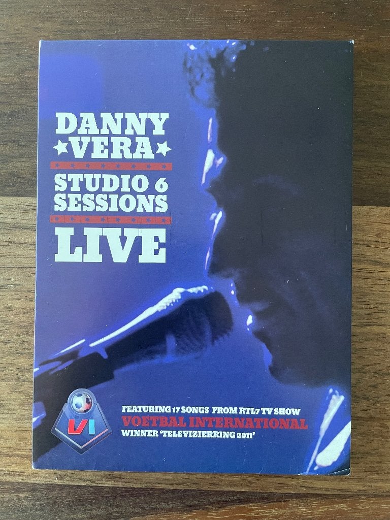 Dvd Danny Vera Studio6 VI Live Sessions 17 Songs ZELDZAAM, Gebruikt, Alle leeftijden, Digipak, Ophalen of Verzenden