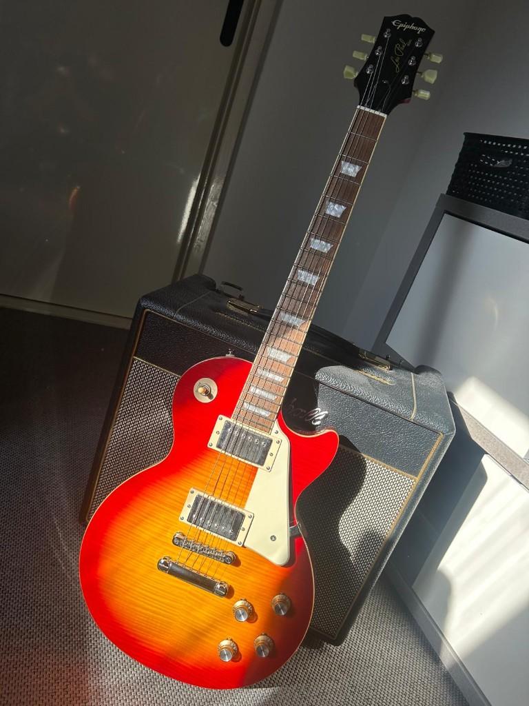 Epiphone Les Paul 1960 The Norm Burst (Joe Bonamassa), Ophalen, Zo goed als nieuw, Solid body, Epiphone
