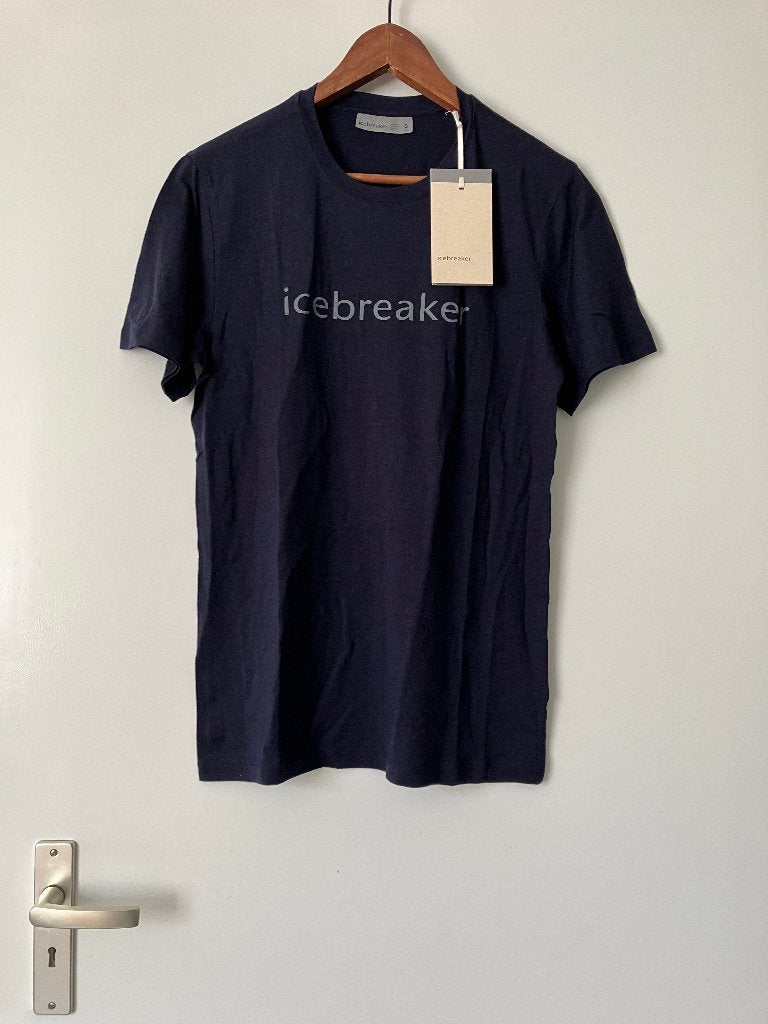 icebreaker t-shirt heren maat S nieuw, Maat 46 (S) of kleiner, Verzenden, Blauw, Icebreaker