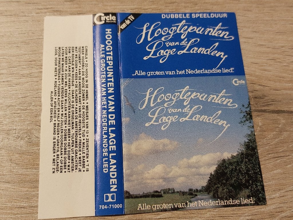HOOGTEPUNTEN VAN DE LAGE LANDEN (MC), 1 bandje, Ophalen of Verzenden, Zo goed als nieuw, Origineel