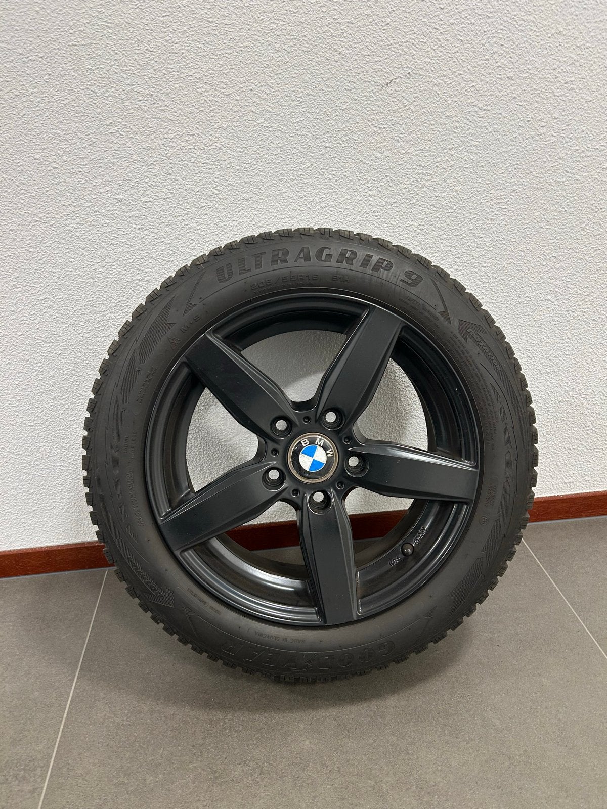 Winterbanden 205/55 R16, Ophalen, Gebruikt, 16 inch, Banden en Velgen