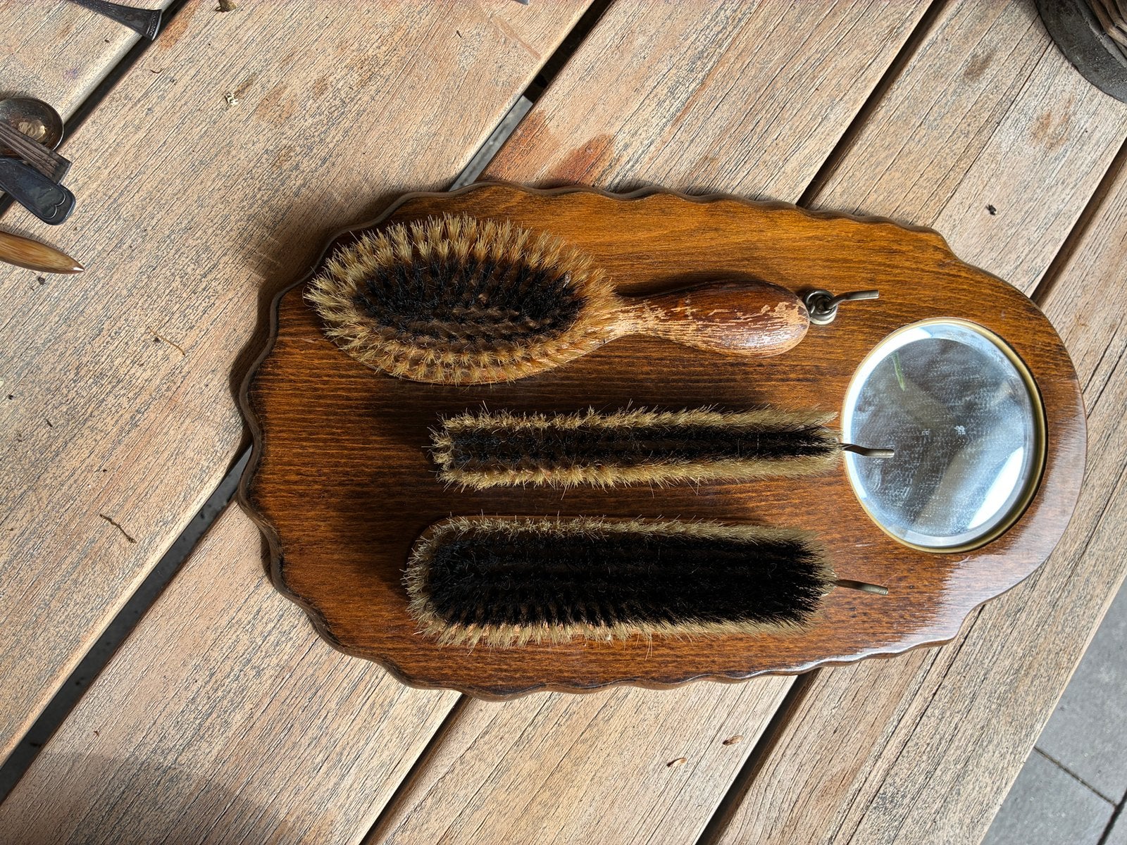 Vintage   borstel set, Ophalen of Verzenden, Gebruikt