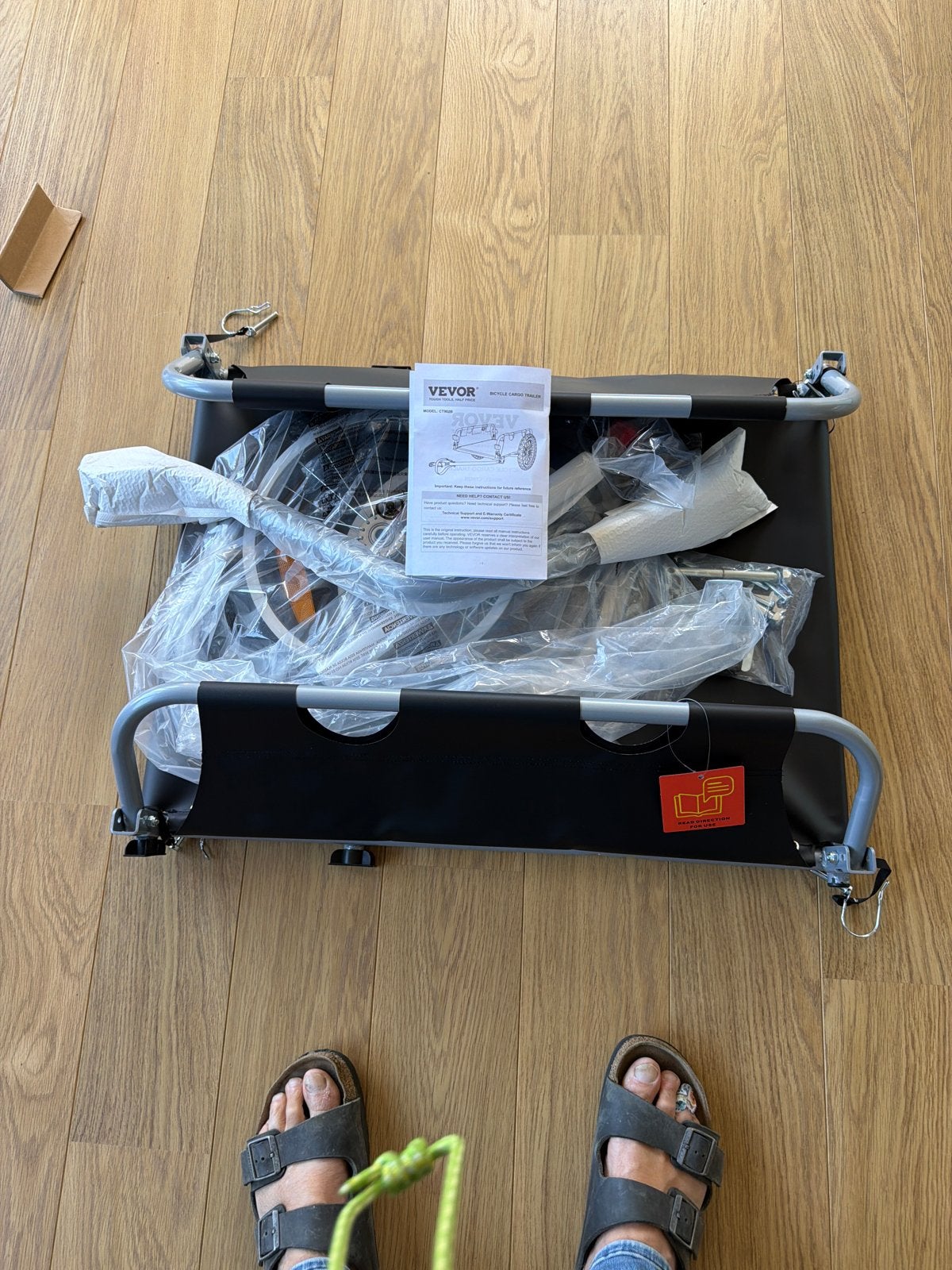 Vevor Fietsaanhanger Bagagekar - Nieuw in doos, Ophalen of Verzenden, Nieuw, Bagagekar, 40 tot 60 kg
