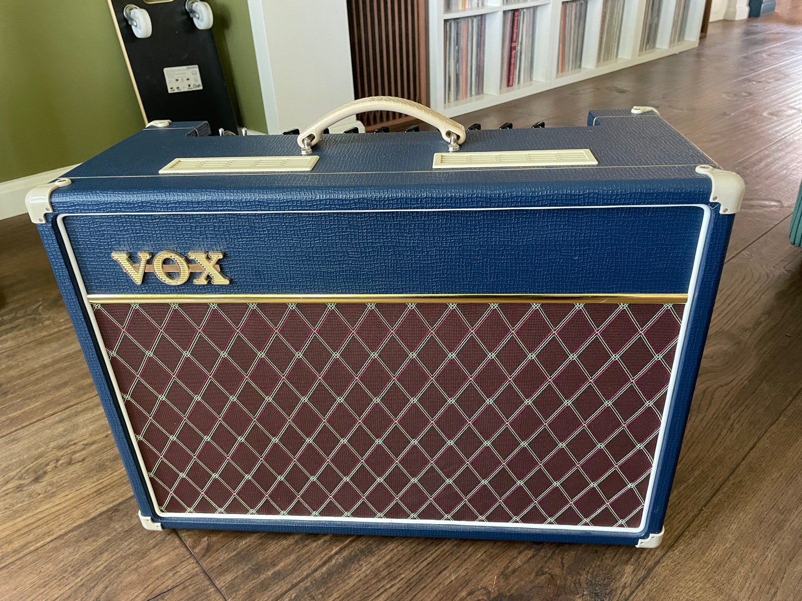 Vox AC15C1 Royal Blue limited edition buizengitaarversterker, Ophalen, Zo goed als nieuw, Gitaar, Minder dan 50 watt