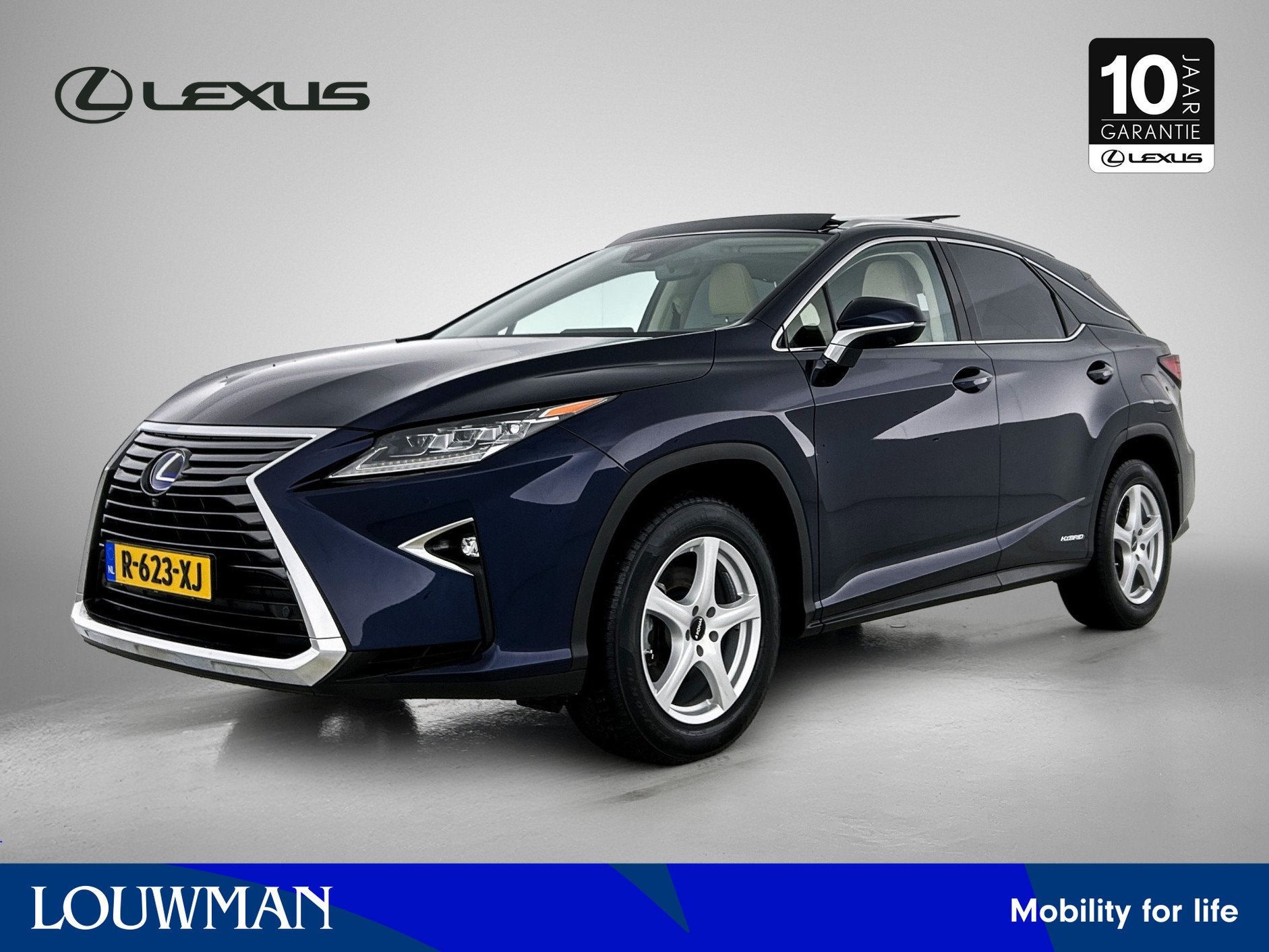 Lexus RX 450h 4WD President Line | Panoramadak | Winterbande, Auto's, Lexus, Automaat, 12 maanden, Gebruikt, Adaptive Cruise Control