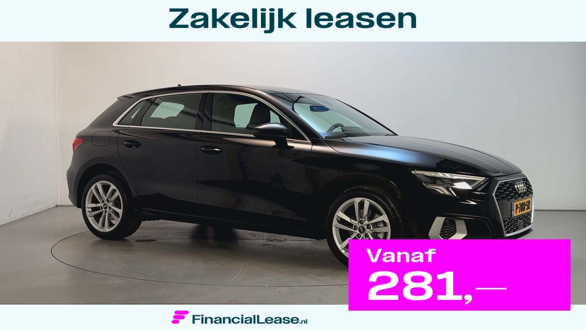 Audi A3 Sportback 30 TFSI Advanced Edition Sfeerverlichting, Stof, Gebruikt, Met garantie (alle), Origineel Nederlands