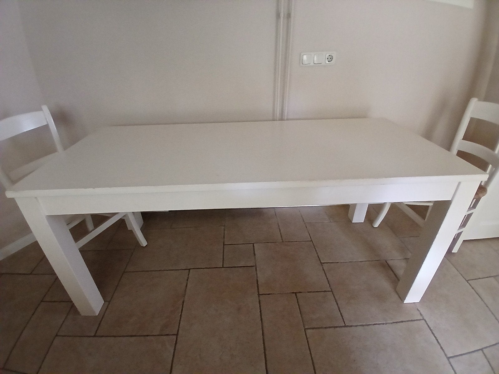 stevige keuken tafel 180x80 cm, Ophalen, Gebruikt, Modern, functioneel, Grenenhout