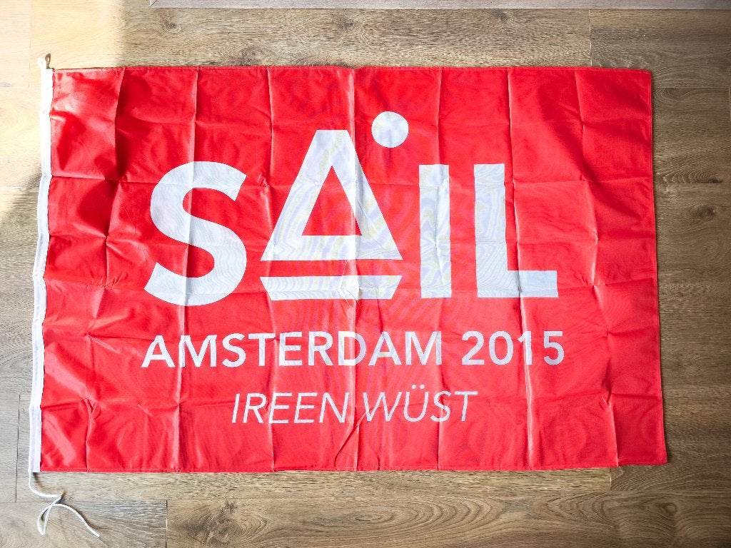 SAIL Amsterdam 2015 vlag van Ireen Wüst, Ophalen of Verzenden, Nieuw, Overige typen