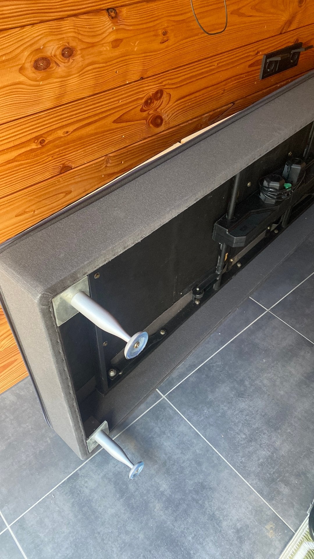 2x Swiss Sense Elektrische Boxspringonderstel (80-210), Ophalen, Gebruikt, 210 cm, Tweepersoons