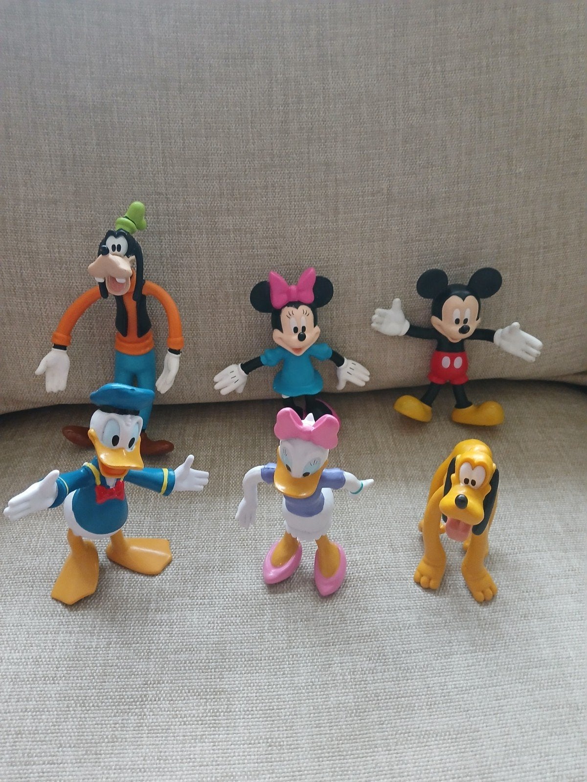 Disney Buigpoppetjes 6 stuks., Verzamelen, Disney, Ophalen of Verzenden, Beeldje of Figuurtje
