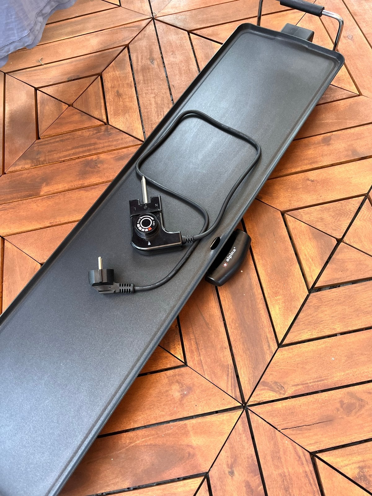 Alpina Tafelgrill / Bakplaat met Thermostaat, Ophalen, Zo goed als nieuw, Tafelgrill