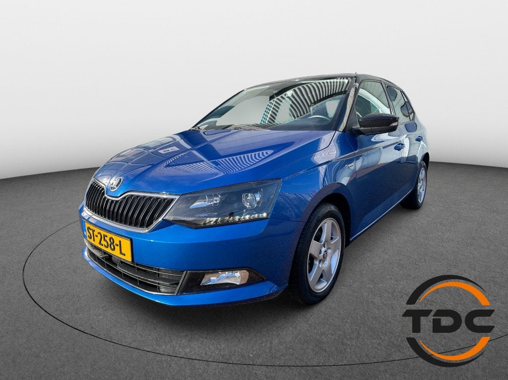 Skoda Fabia 1.0 TSI Clever NAVI CLIMA CRUISE PDC, Auto's, Skoda, Voorwielaandrijving, Stof, 95 pk, Blauw