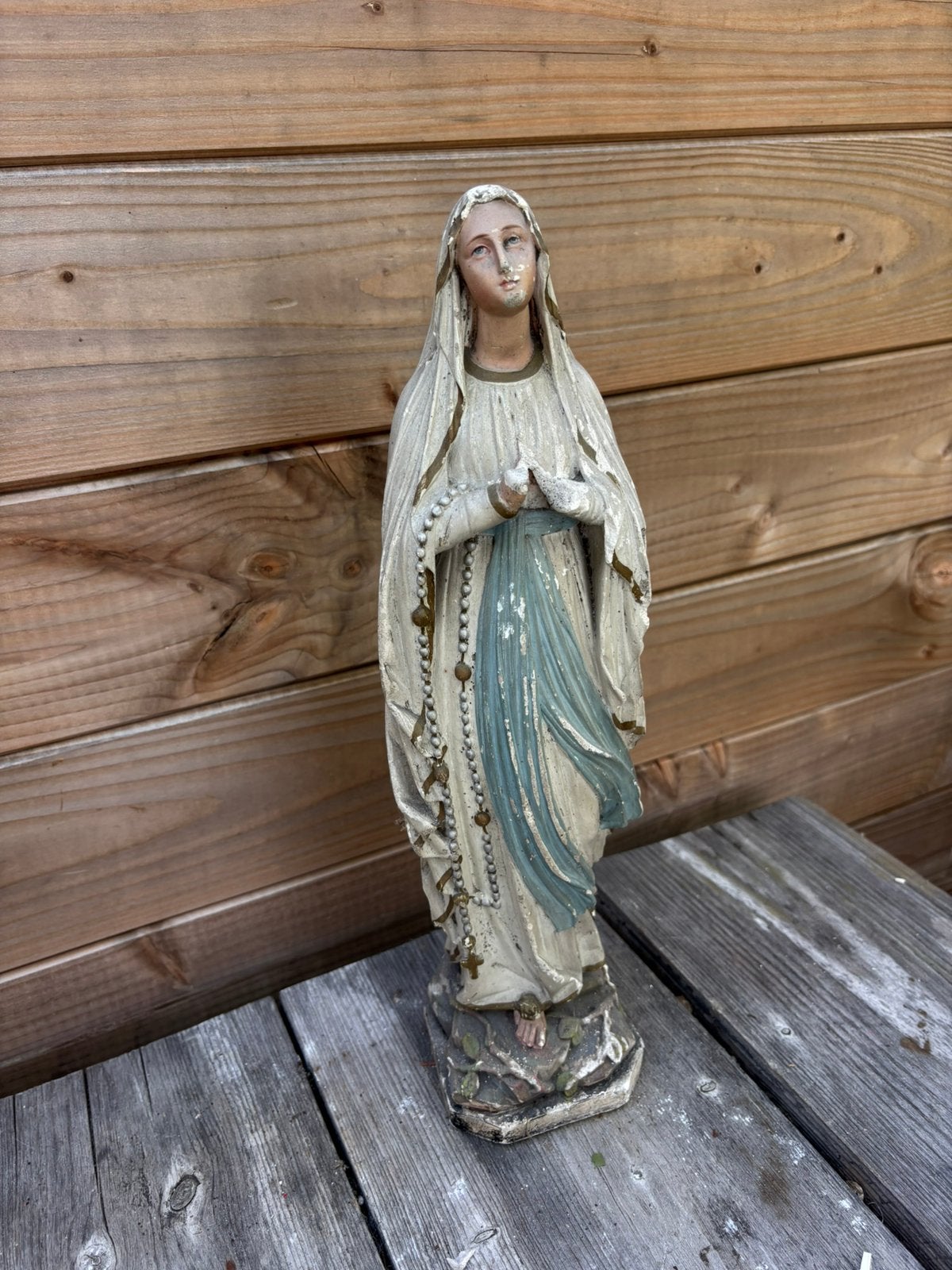 Maria van Lourdes beeld, Ophalen