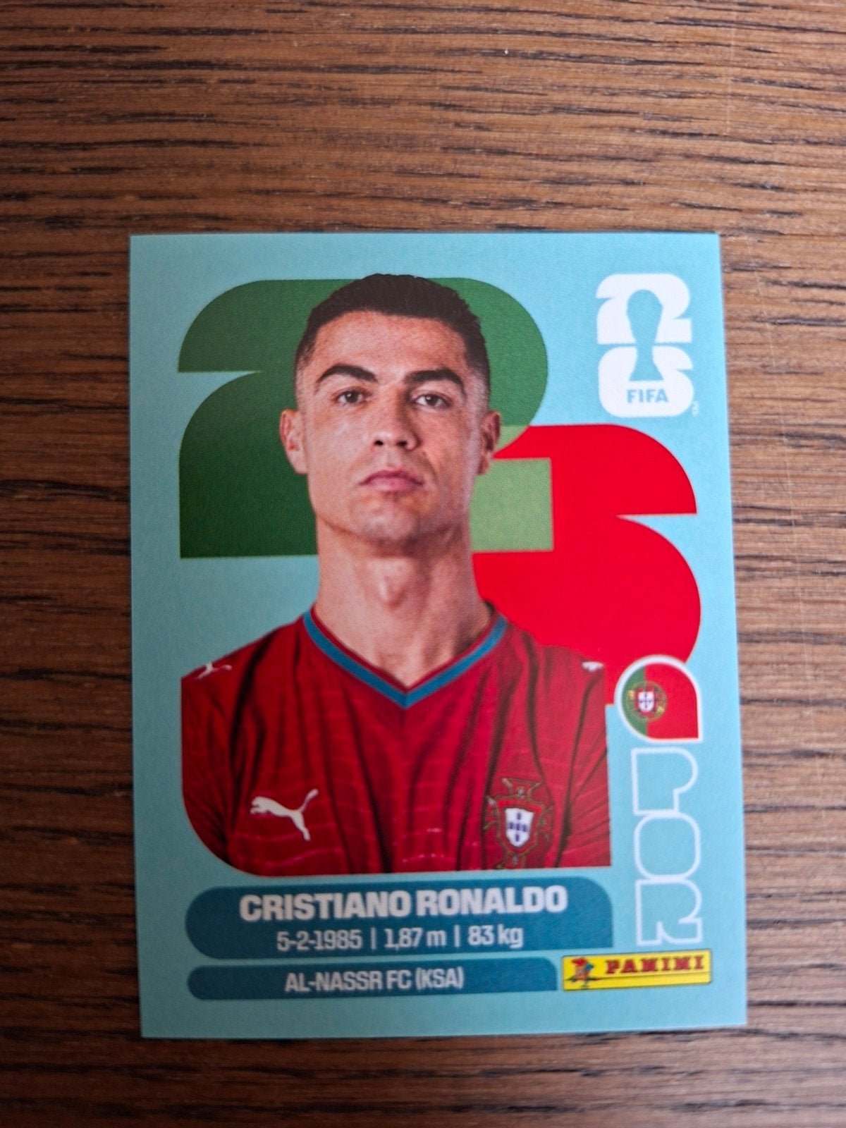 Panini WK stickers 2026 - Cristiano Ronaldo, Ophalen of Verzenden, Nieuw, Sticker