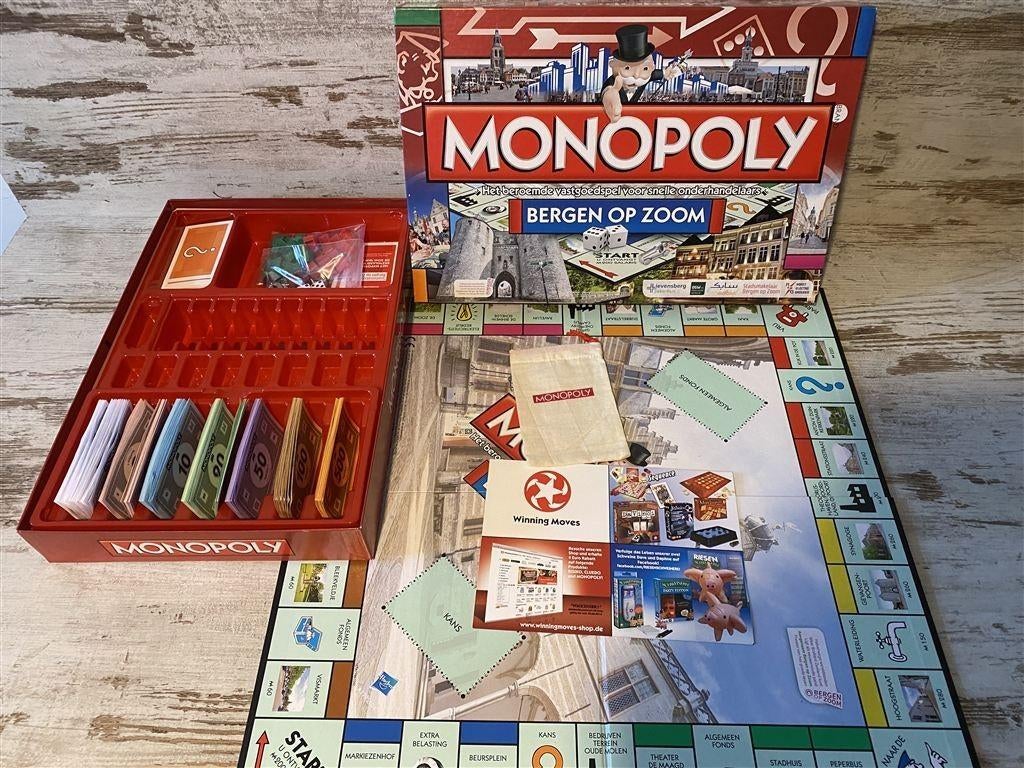Monopoly Bergen op Zoom het beroemde vastgoedspel [s651], Verzenden, Zo goed als nieuw