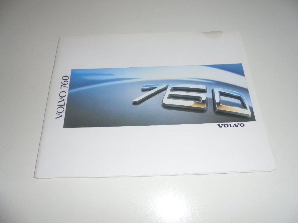 brochure Volvo 760/760 Estate  1988, Ophalen of Verzenden, Nieuw, Volvo