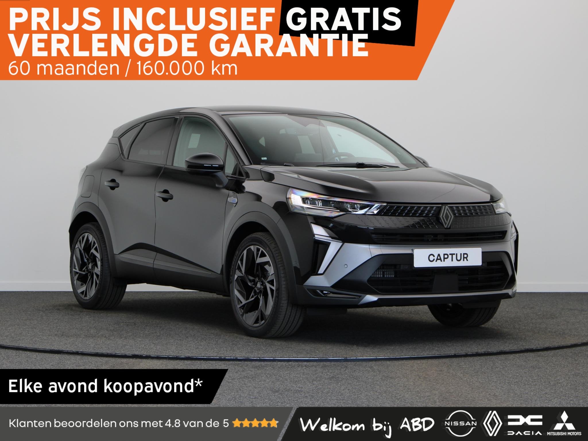 Renault Captur E-Tech full hybrid 160pk esprit Alpine | Vijf, Auto's, Dealer onderhouden, 1789 cc, 4 cilinders, Automatische klimaatregeling