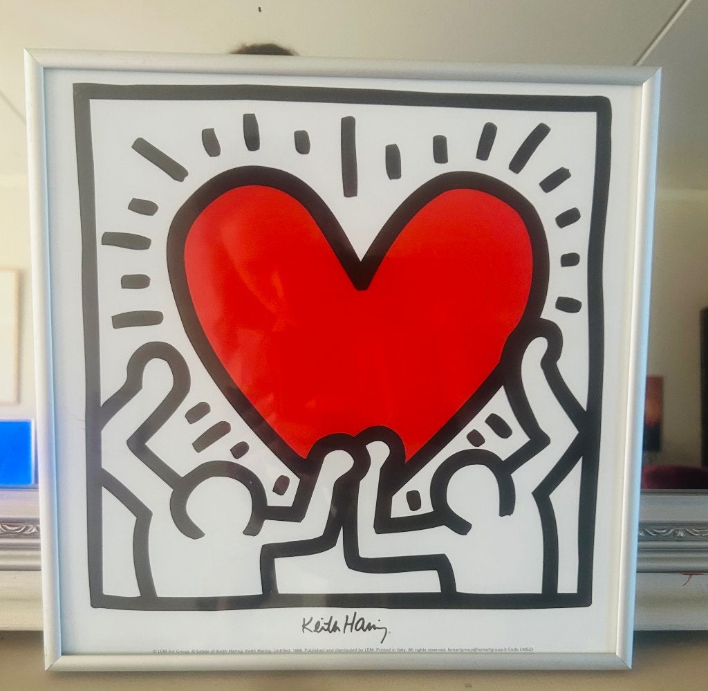 Keith Haring “Heart” Print – LEM Italy – Code LM523, Ophalen