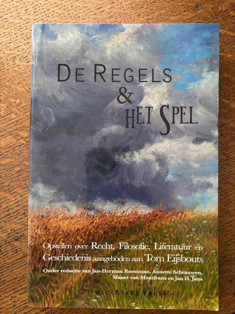 Eijsbouts, W.T - De regels en het spel : opstellen over rec, Verzenden, Nederland