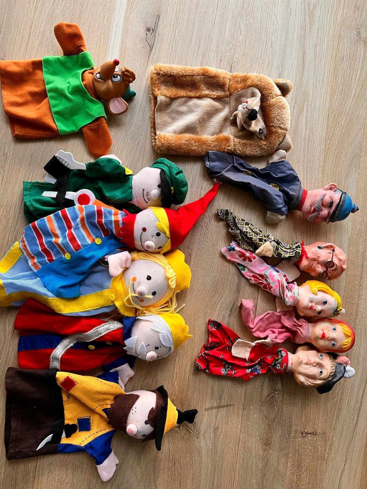 Diverse handpoppen, Kinderen en Baby's, Ophalen of Verzenden, Gebruikt, Overige typen