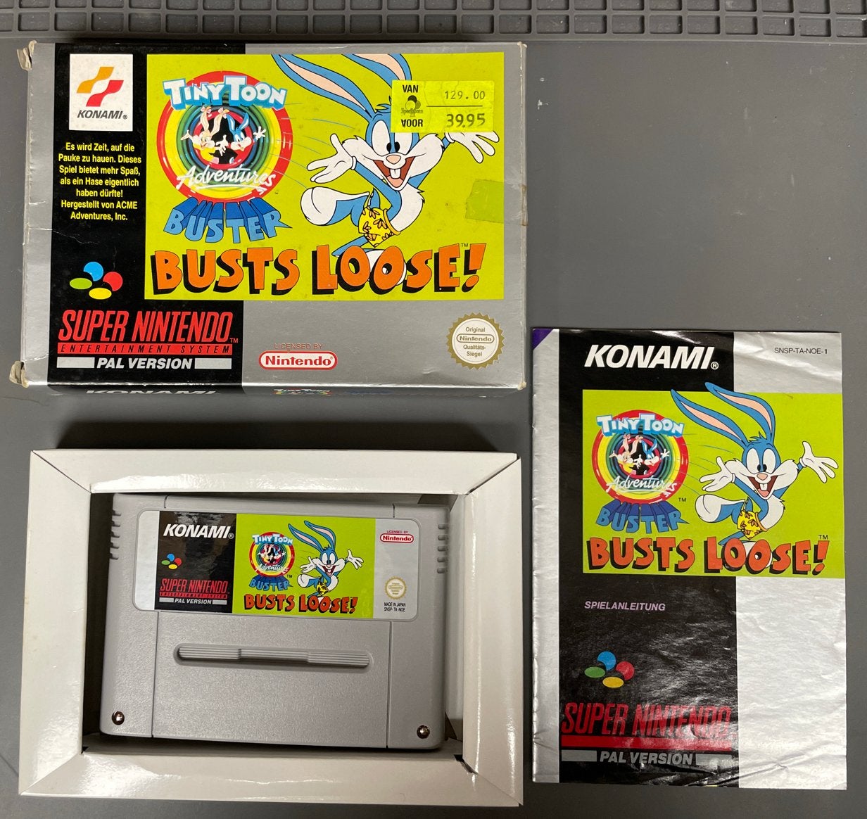 Super Nintendo - Bust Loose! (CIB), Verzenden, Gebruikt