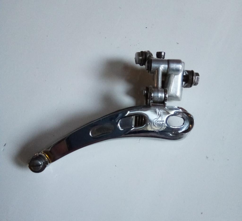 Retro Campagnolo voorderailleur, Fietsen en Brommers, Fietsonderdelen, Ophalen of Verzenden, Zo goed als nieuw, Derailleur of Ketting