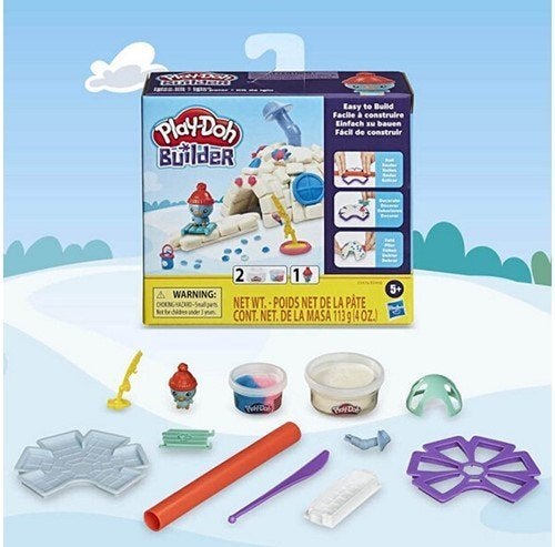 Play-Doh: Mini Builder Adventures: Iglo set, ., Nieuw, Ophalen of Verzenden, .