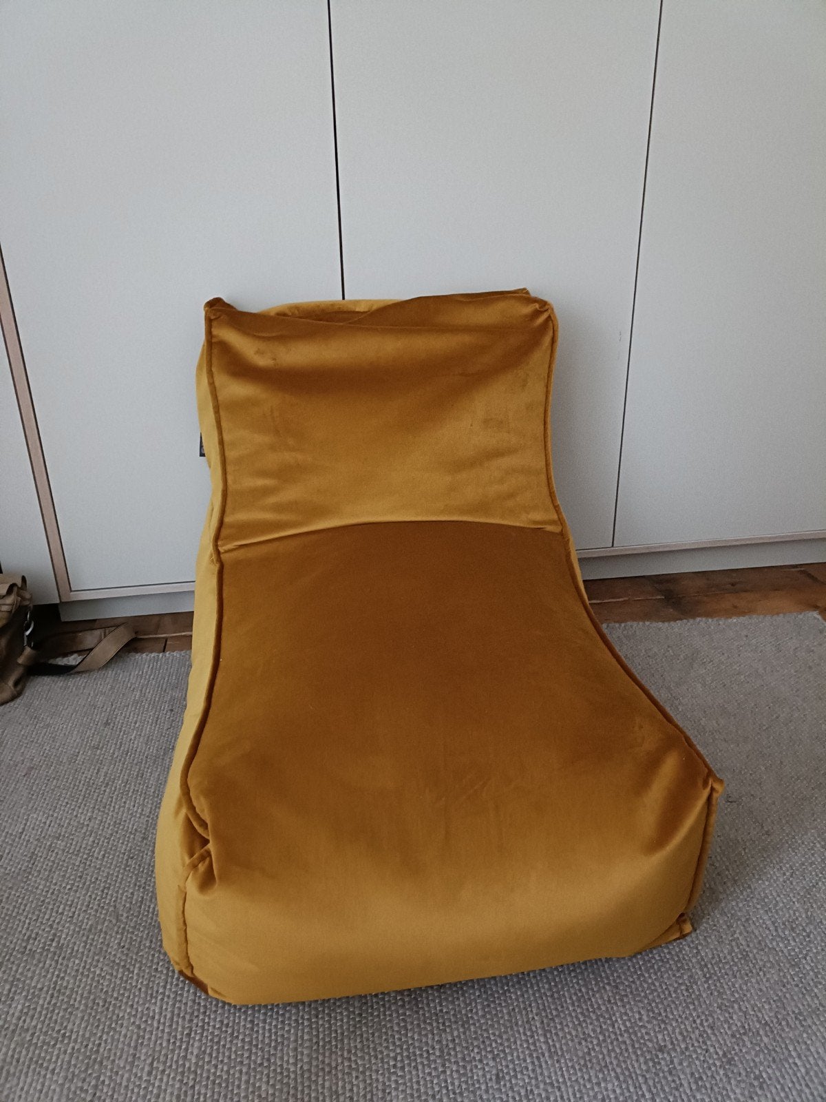 Zit zak goud geel Sitting Point, Huis en Inrichting, Zitzakken, Ophalen, Zo goed als nieuw, Geel, Zitzak