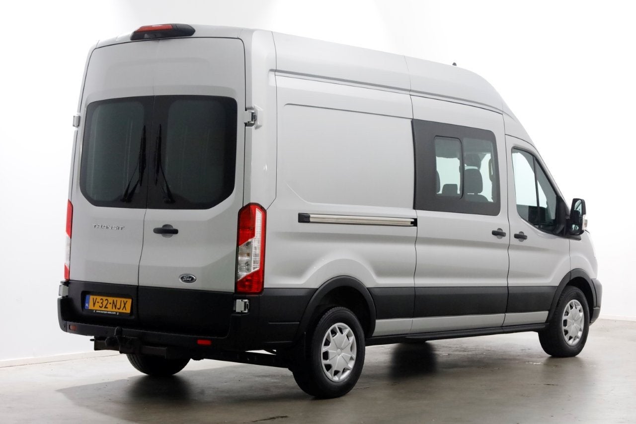 Ford Transit 350 2.0 TDCI 130pk L3H3 D.C. Trend Airco/Navi/C, Voorwielaandrijving, 15 km/l, Euro 6, 4 cilinders
