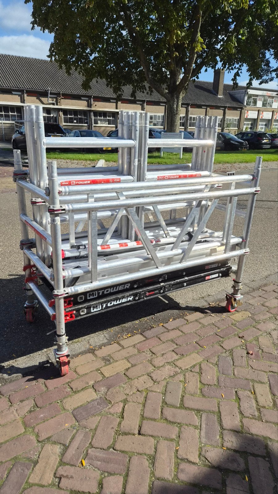 te koop mitower plus Fiberdeck 6.20 werkhoogte, Doe-het-zelf en Verbouw, Altrex, Ophalen of Verzenden, Rolsteiger of Kamersteiger