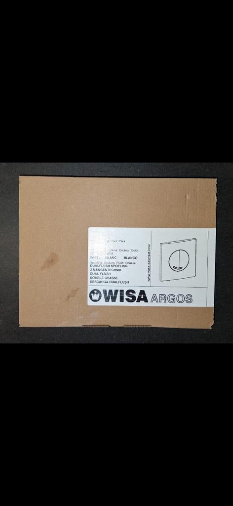 Wisa Bedieningspaneel wc Drukker Toilet Wit - Nieuw in Doos, Ophalen of Verzenden, Nieuw, Toilet