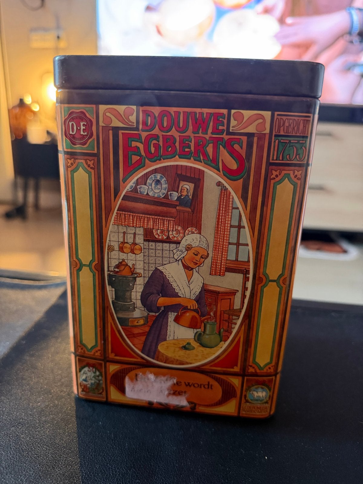 Vintage Douwe Egberts Koffiebus - De Koffie wordt..., Ophalen of Verzenden