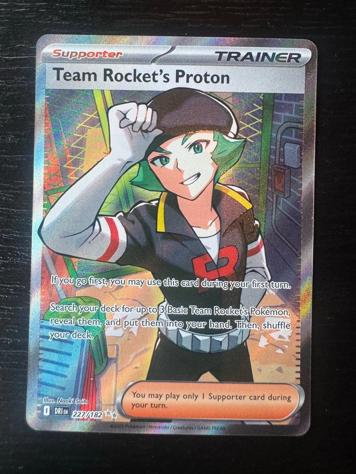 Team Rocket's Proton Trainer Kaart #227, Hobby en Vrije tijd, Verzamelkaartspellen | Pokémon, Ophalen of Verzenden, Zo goed als nieuw