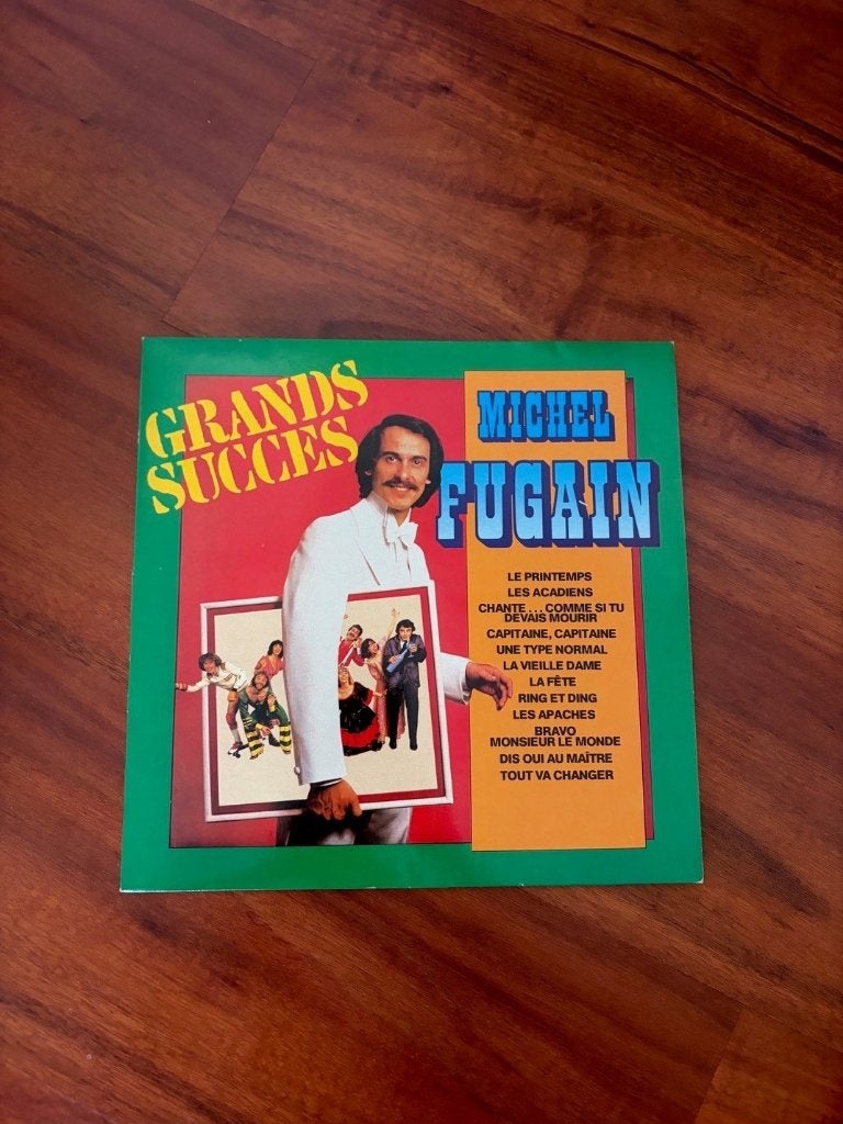 Michel Fugain - Grands Succès LP (Pop, Frans), LP, Gebruikt, Pop, Ophalen of Verzenden