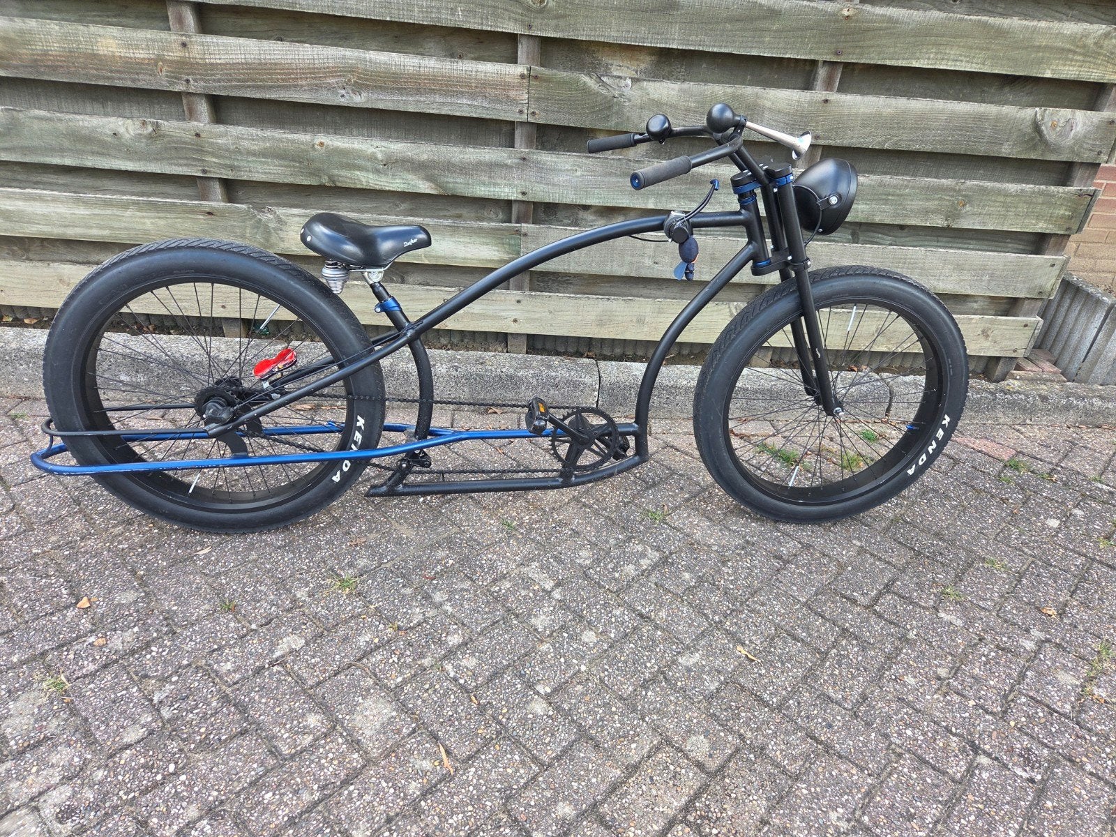 Custom Chopper Fiets - Uniek Design, Terugtraprem, Gebruikt, Staal, Ophalen